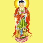 Đức Phật A Di Đà và năm vị Bồ tát
