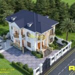 Biệt thự 3 tầng tân cổ điển - Mẫu nhà 3 tầng đẹp nhất