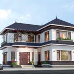 7 mẫu biệt thự 2 tầng chữ L đẹp, được ưa chuộng nhất