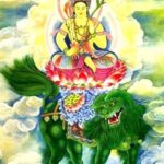 Bồ tát Văn Thù Sư Lợi ngồi trên linh thú nào?