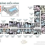 Tổng quan mặt bằng thiết kế các căn hộ tòa G2 chung cư Vinhomes Green Bay