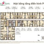 Mặt bằng căn hộ Mỹ Đình Pearl