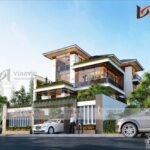 Thiết kế biệt thự 3 tầng