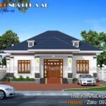 15+ Mẫu biệt thự cấp 4 có tiểu cảnh sân vườn đẹp lung linh