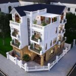 TOP Mẫu thiết kế biệt thự 4 tầng đẹp sang trọng nhất 2023