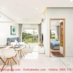 TOP 3 Thiết kế nội thất chung cư 45m2 2 phòng ngủ