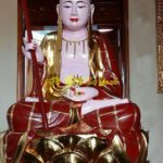 Tượng Địa Tạng Vương Bồ Tát gỗ Mít