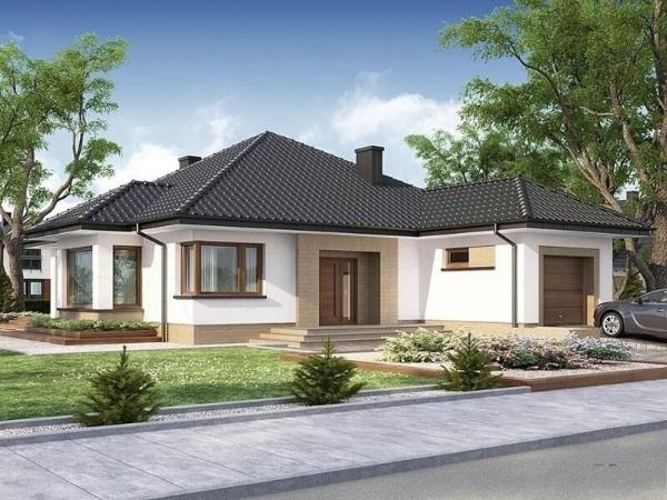 Ưu điểm mẫu nhà 1 tầng chữ L 100m2 