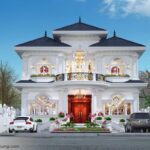 7 mẫu thiết kế biệt thự 150m2, 156m2 - biệt thự 160m2 đẹp tinh tế