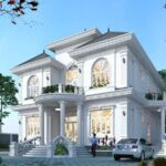 10 mẫu biệt thự 2 tầng tân cổ điển ấn tượng, sang trọng