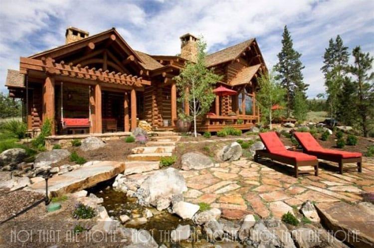 Mẫu thiết kế biệt thự gỗ kiểu truyền thống