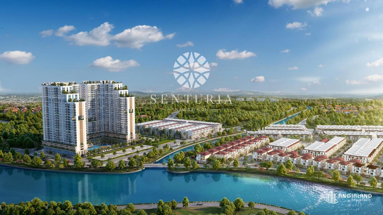 Phối cảnh dự án căn hộ chung cư Senturia Nam Sài Gòn Bình Chánh Đường Nguyễn Văn Linh chủ đầu tư Tiến Phước