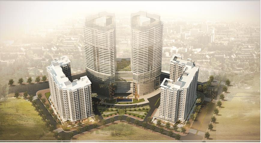 Phối cảnh dự án chung cư The Golden An Khánh