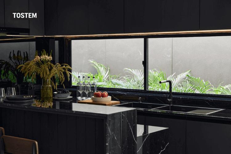 cửa sổ phòng bếp 1 cánh