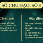 Ý nghĩa số Chủ đạo 8 trong Thần số học chi tiết 2023
