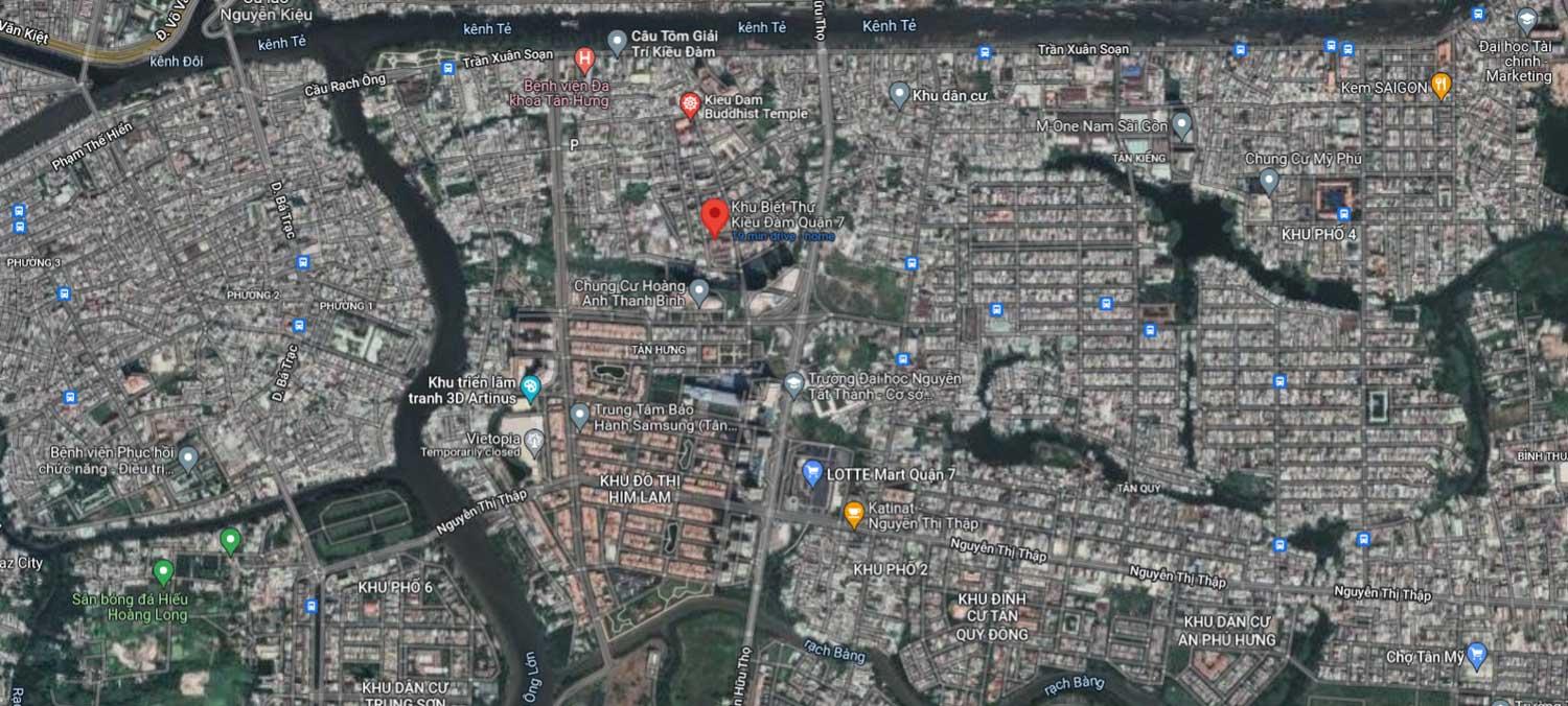 vị-trí-Khu-dân-cư-Kiều-Đàm-Quận-7