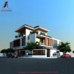 Bản vẽ biệt thự 3 tầng hiện đại với không gian sống hoàn hảo