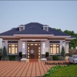 Cập nhật những mẫu nhà cấp 4 kiểu biệt thự 1 tầng 4 phòng ngủ phần 7