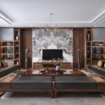 TOP +50 Mẫu thiết kế phòng khách biệt thự Sang trọng nhất 2023 ✅