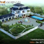 Sân vườn biệt thự đẹp với 15 mẫu tiểu cảnh đẹp nhất hiện nay