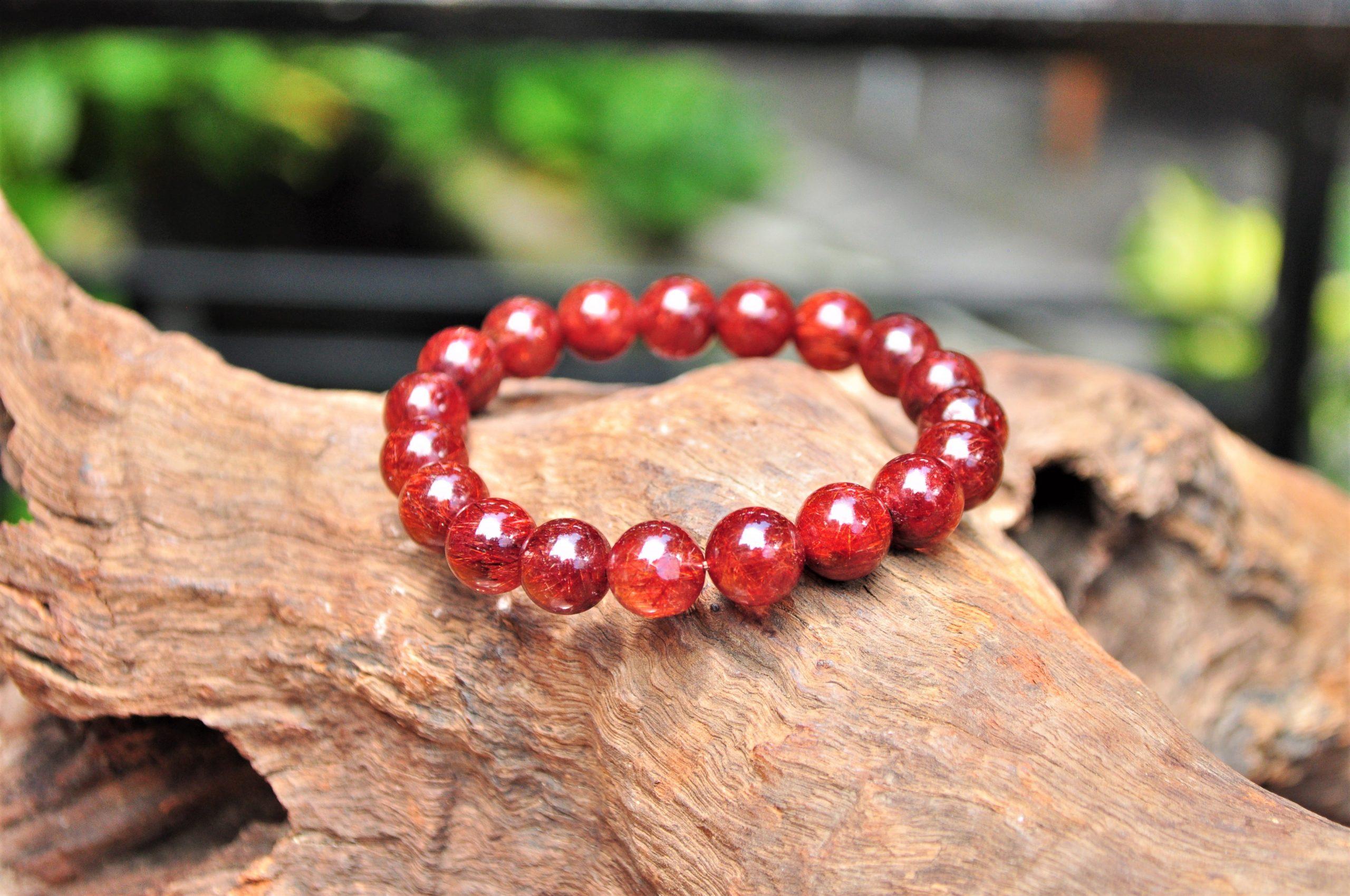 Vòng thạch anh tóc đỏ