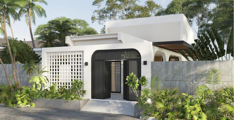 thiết kế biệt thự mini 8x12m