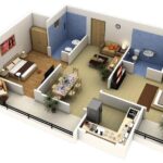 Thiết kế nhà 40m2 2 phòng ngủ đẹp và hiện đại nhìn là mê