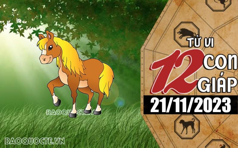 Tử vi hôm nay, xem tử vi 12 con giáp hôm nay ngày 21/11/2023: Tuổi Ngọ tài chính gặp vận may