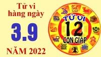 Tử vi hôm nay, xem tử vi 12 con giáp ngày 3/9/2022: Tuổi Thân chi tiêu thận trọng