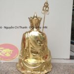 Tượng Phật Địa Tạng Bồ Tát Bằng Đồng Cao 48cm