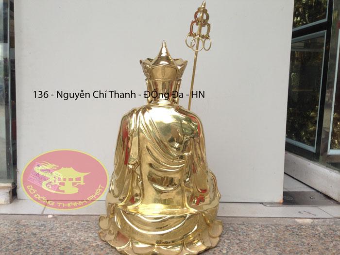 Tương phật bằng đồng tượng bố tát đại tạng cao 48 cm