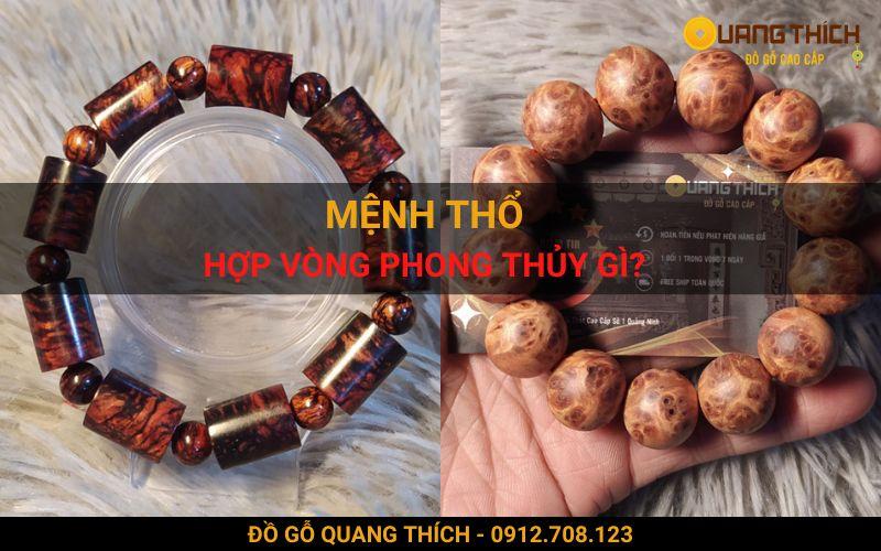 Vòng phong thủy MỆNH THỔ nam nữ