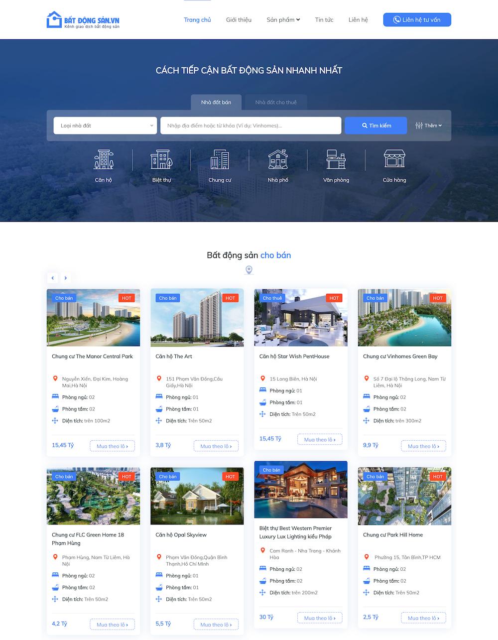 Template Bất Động Sản.VN