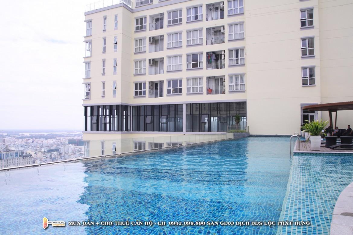 Hồ bơi tự động điều chỉnh nhiệt độ tầng 21 dự án căn hộ chung cư The Golden Star Quận 7 Đường Nguyễn Thị Thập chủ đầu tư Hưng Lộc Phát - Liên hệ SGD BĐS Lộc Phát Hưng 0933.098.890 để nhận mua bán ký gửi , cho thuê căn hộ