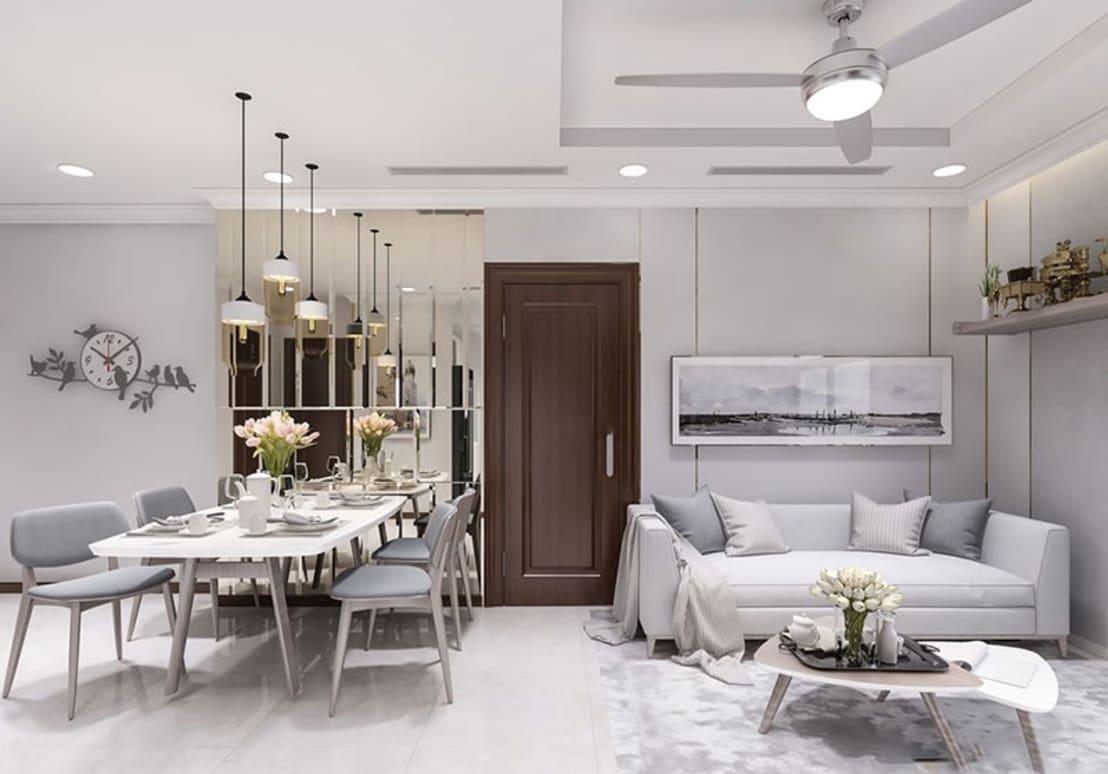 Top 20 mẫu thiết kế nhà chung cư 50m2 - 2 phòng ngủ đẹp nhất