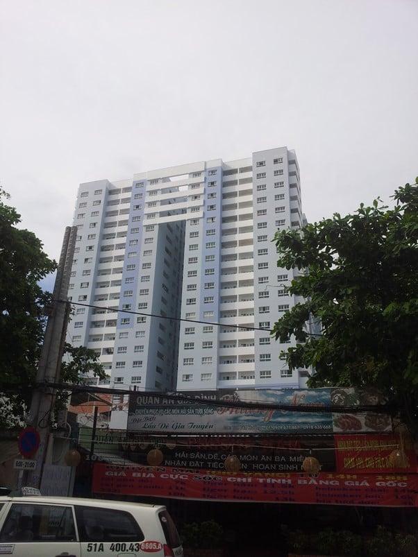 Diện tích căn hộ chung cư Tân Hương Tower quận Tân Phú là bao nhiêu m2?