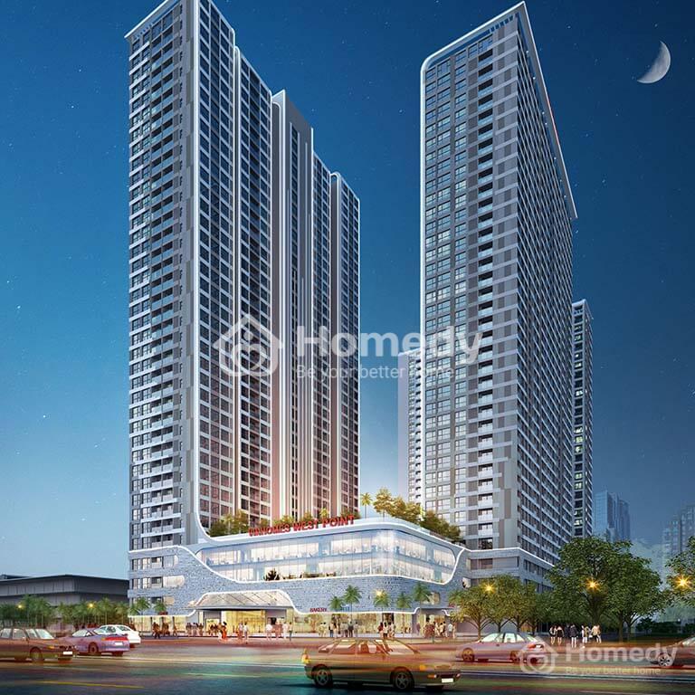 Mặt bằng điển hình tòa West 2