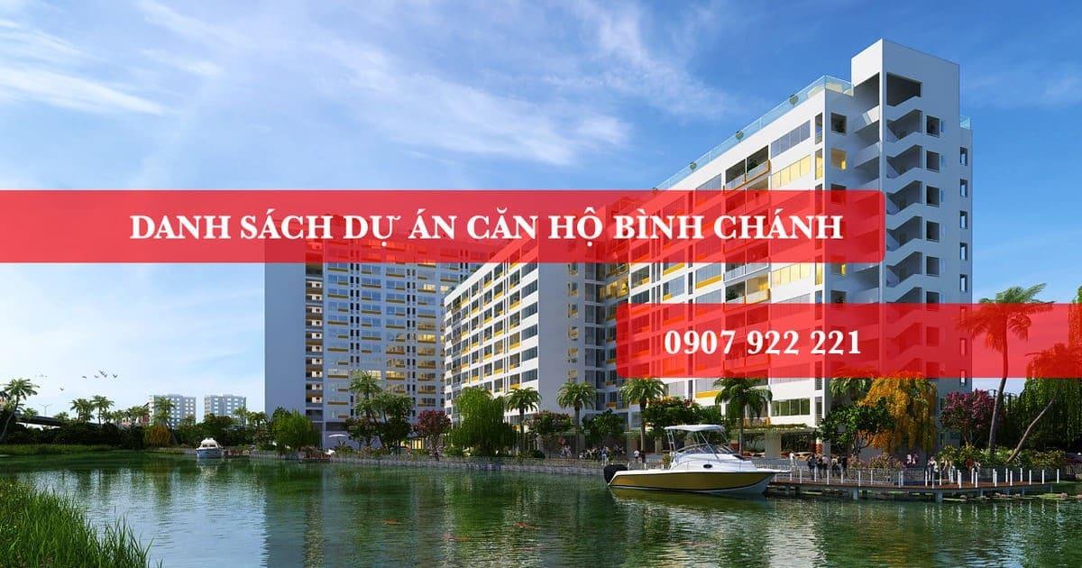 cac du an can ho binh chanh - DANH SÁCH DỰ ÁN CĂN HỘ BÌNH CHÁNH