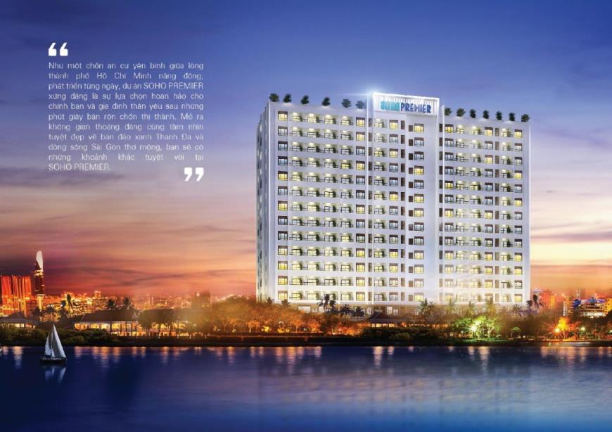 Phối cảnh tổng thể dự án Soho Premier