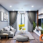 Thiết kế căn hộ chung cư 50m2 đẹp, đủ công năng