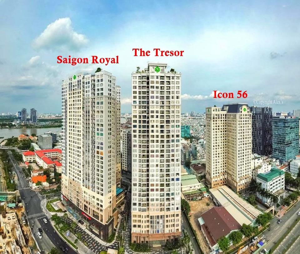 du an can ho the tresor quan