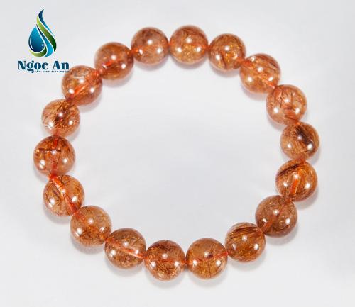 vòng đá thạch anh tóc đỏ