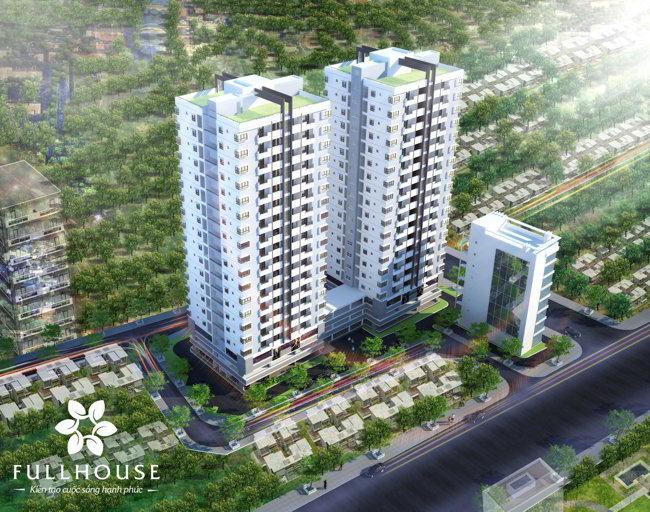 Phối cảnh dự án dự án căn hộ full house